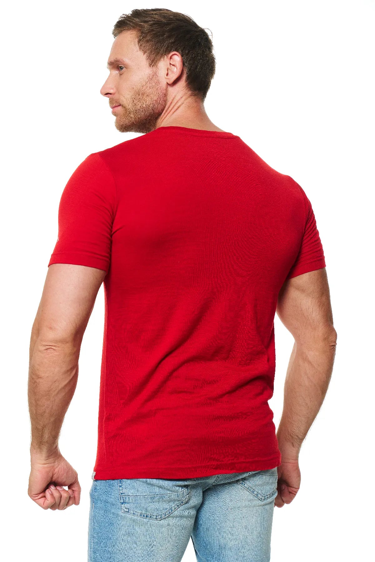 Men's Merino T-shirt 180 Chili Red