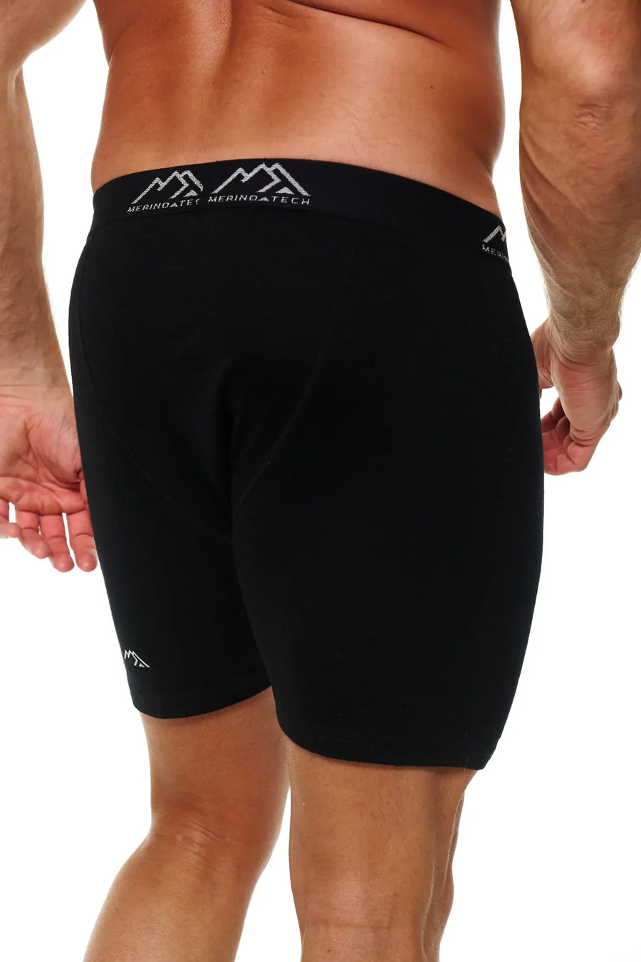 Men's Merino Boxers 190 Black Coal (1 Pack)