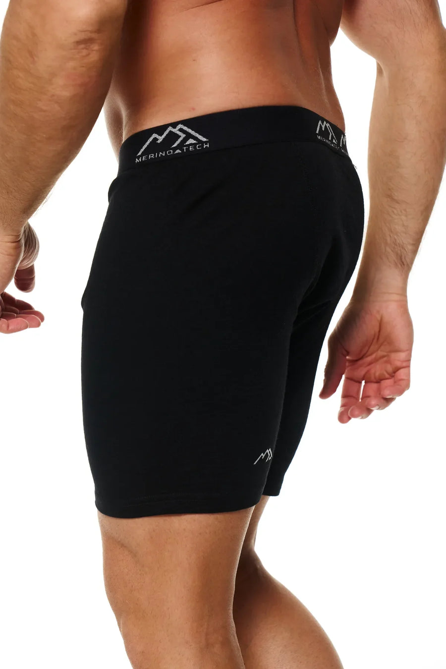Men's Merino Boxers 190 Black Coal (1 Pack)