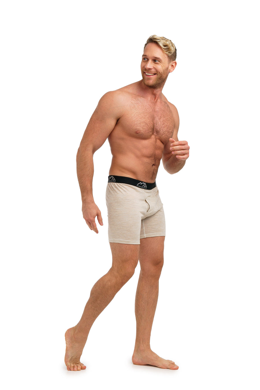 Men's Merino Boxers 190 Oatmeal (1 Pack)