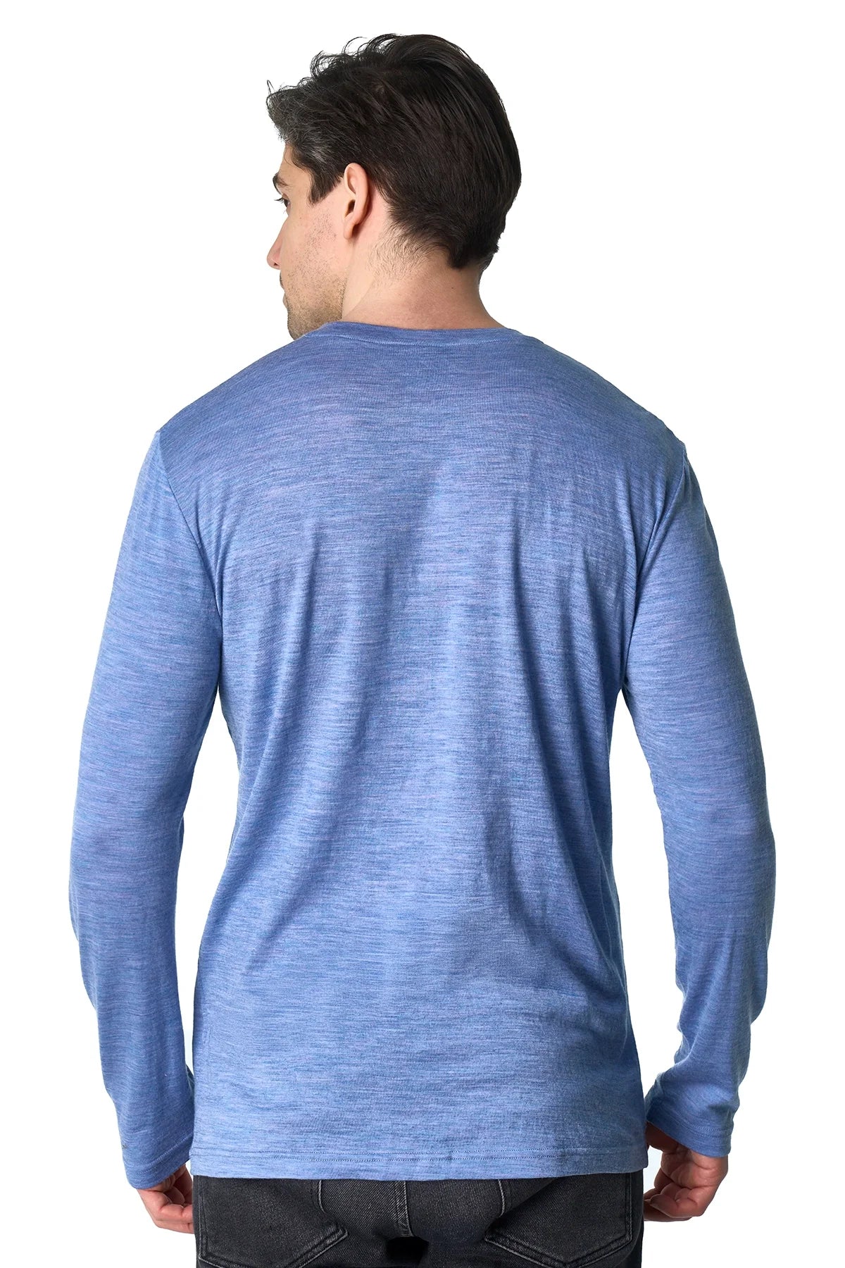 Men's Merino Long Sleeve 190 Blue Jeans