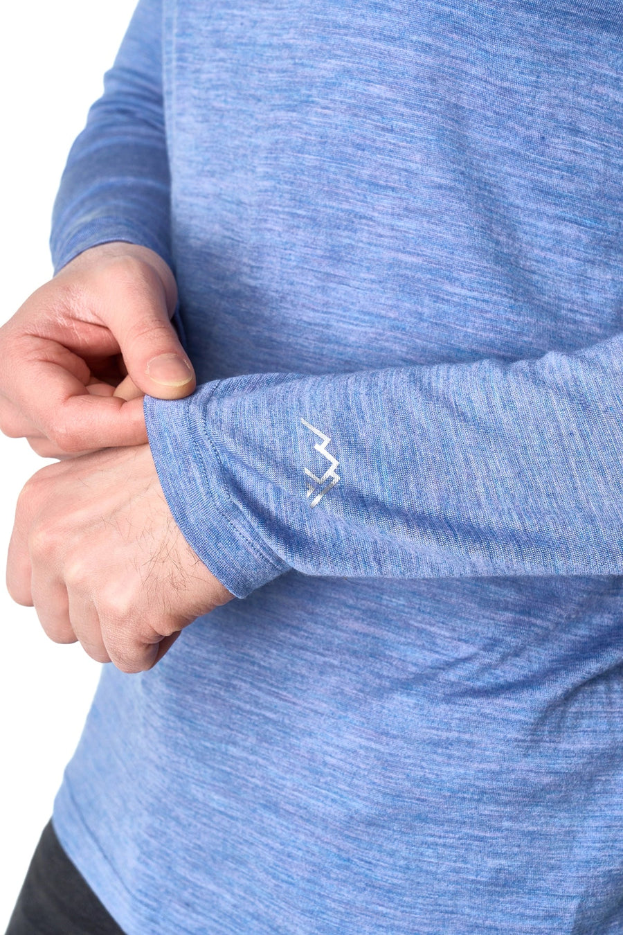 Men's Merino Long Sleeve 190 Blue Jeans