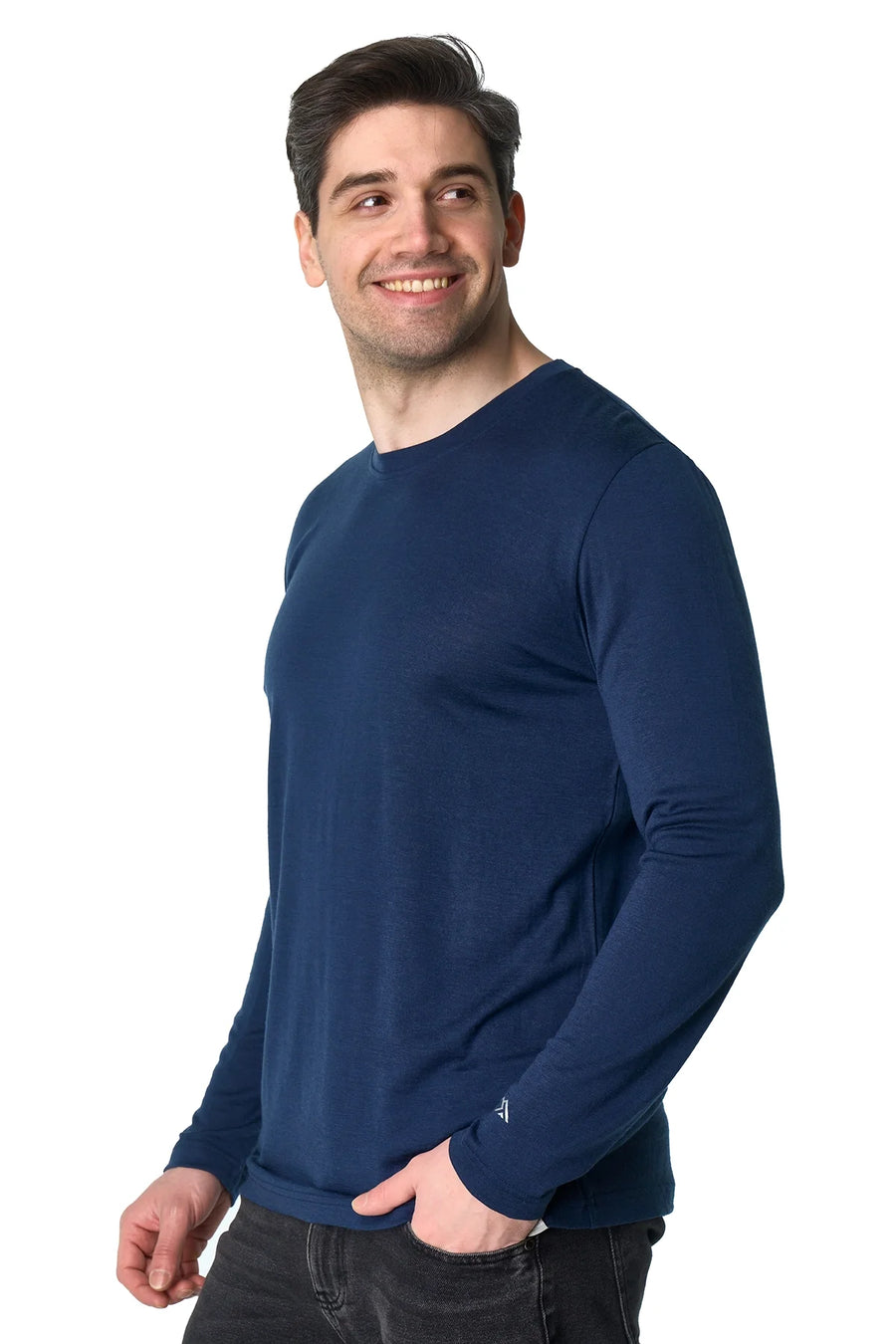 Men's Merino Long Sleeve 190 Dark Navy