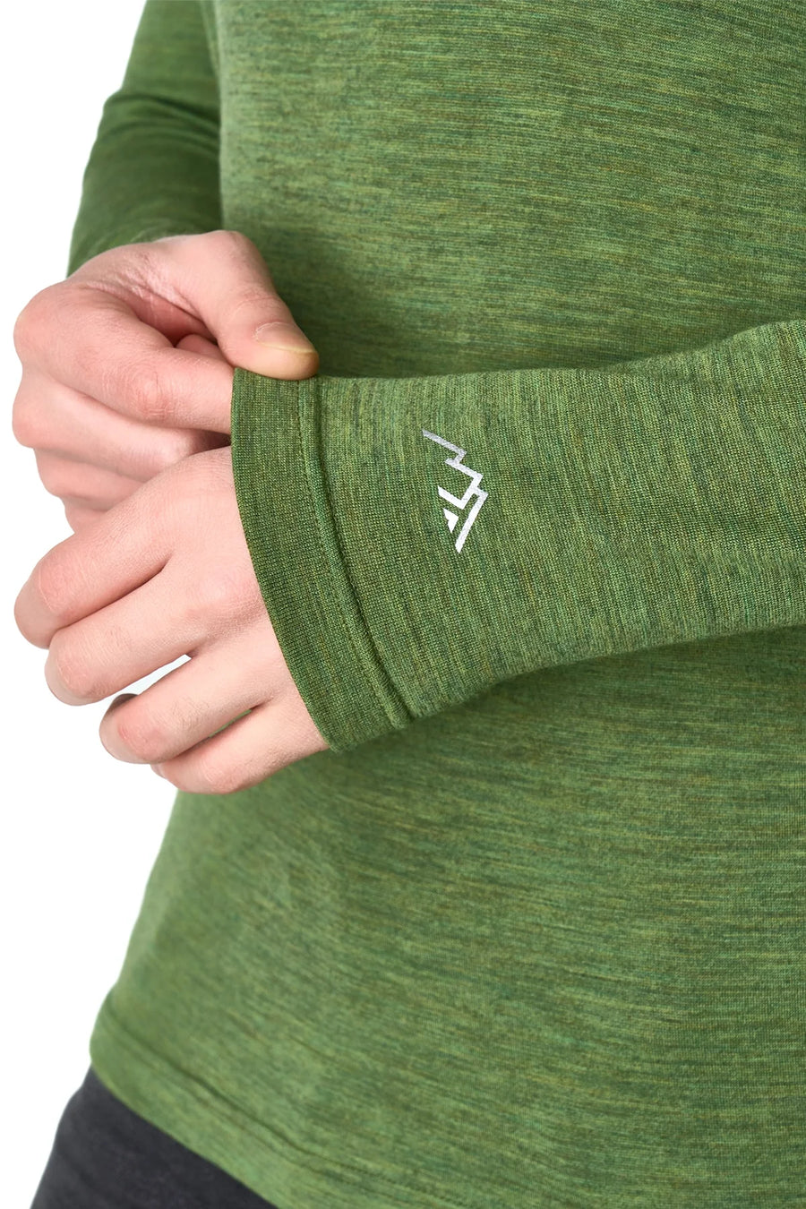 Men's Merino Long Sleeve 190 Olive Green