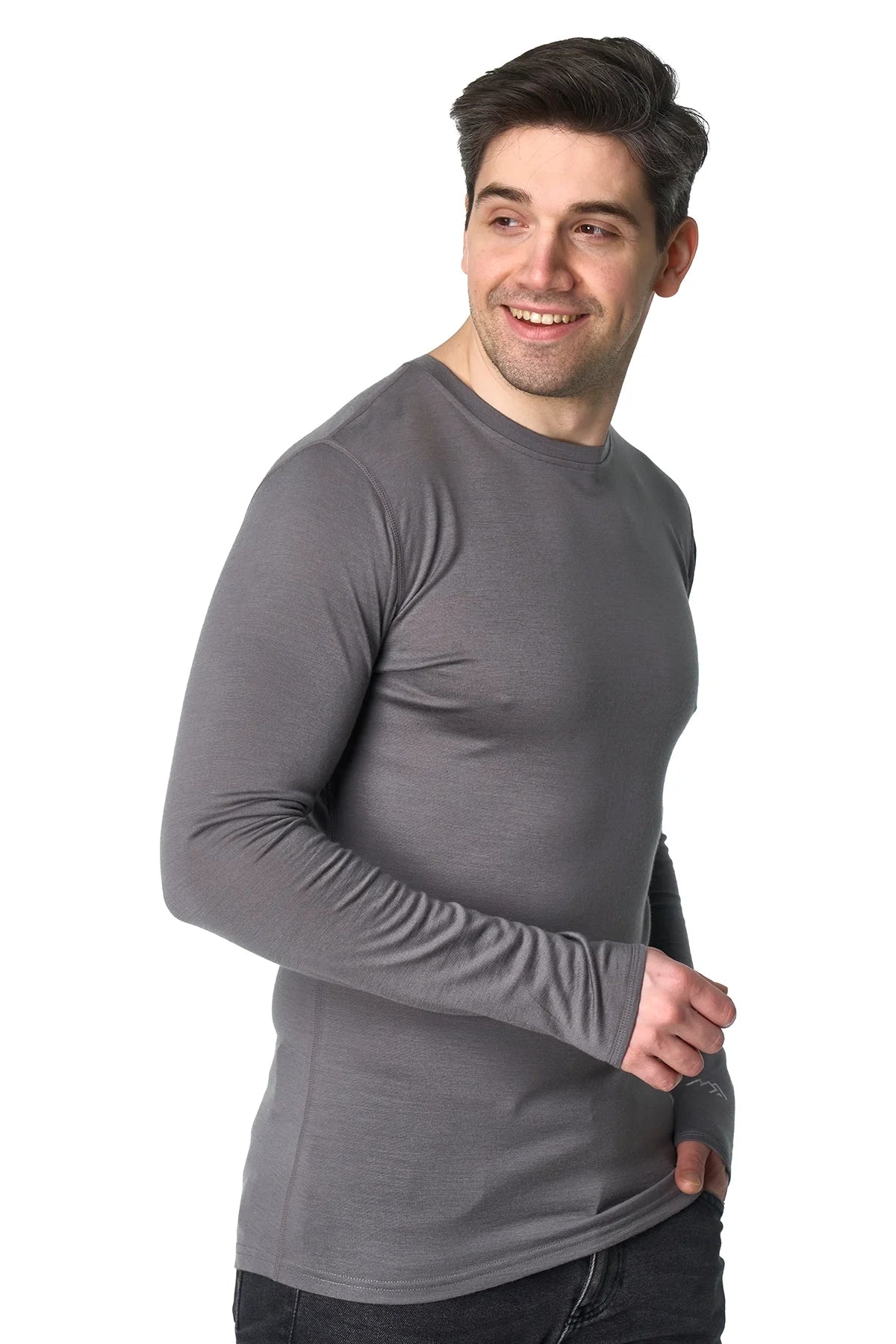 Men's Merino Long Sleeve 190 Perfect Grey