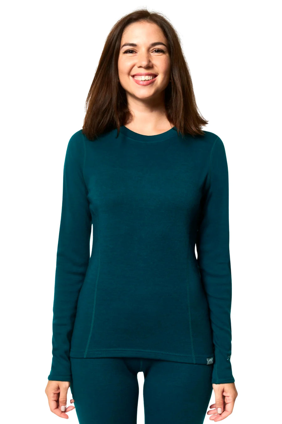 Women's Merino Long Sleeve 320 Deep Teal