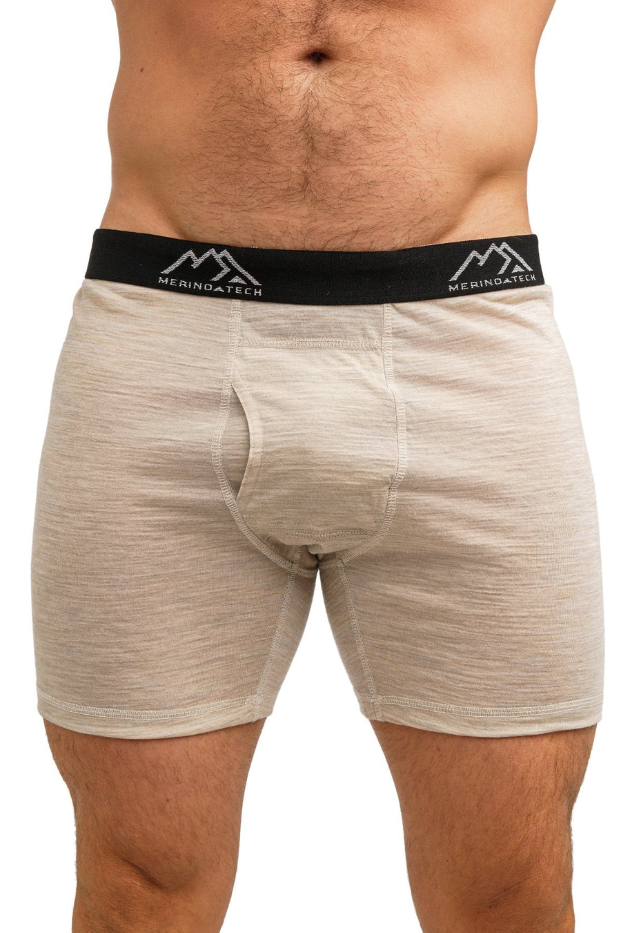 Men's Merino Boxers 190 Oatmeal (1 Pack)