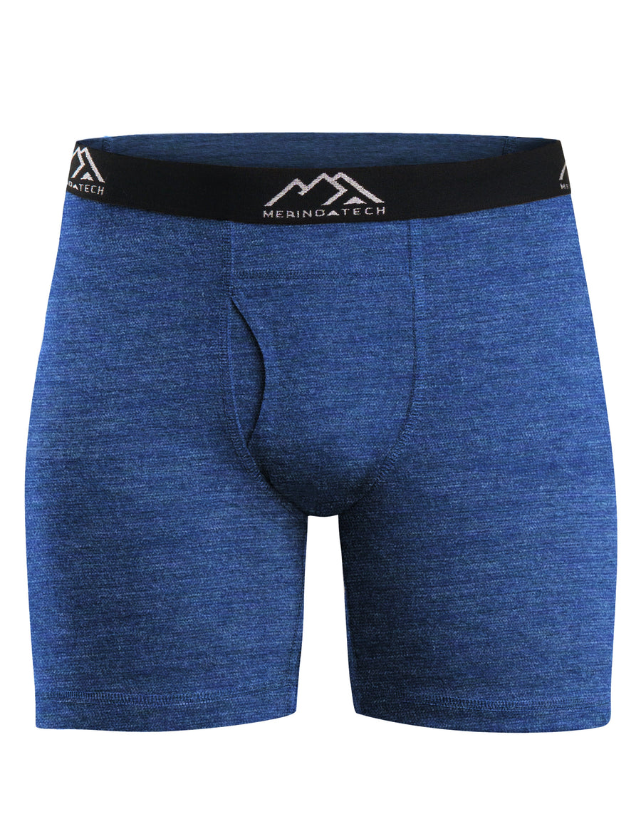 Men's Merino Boxers 190 Brief Windsor Blue (1 Pack)