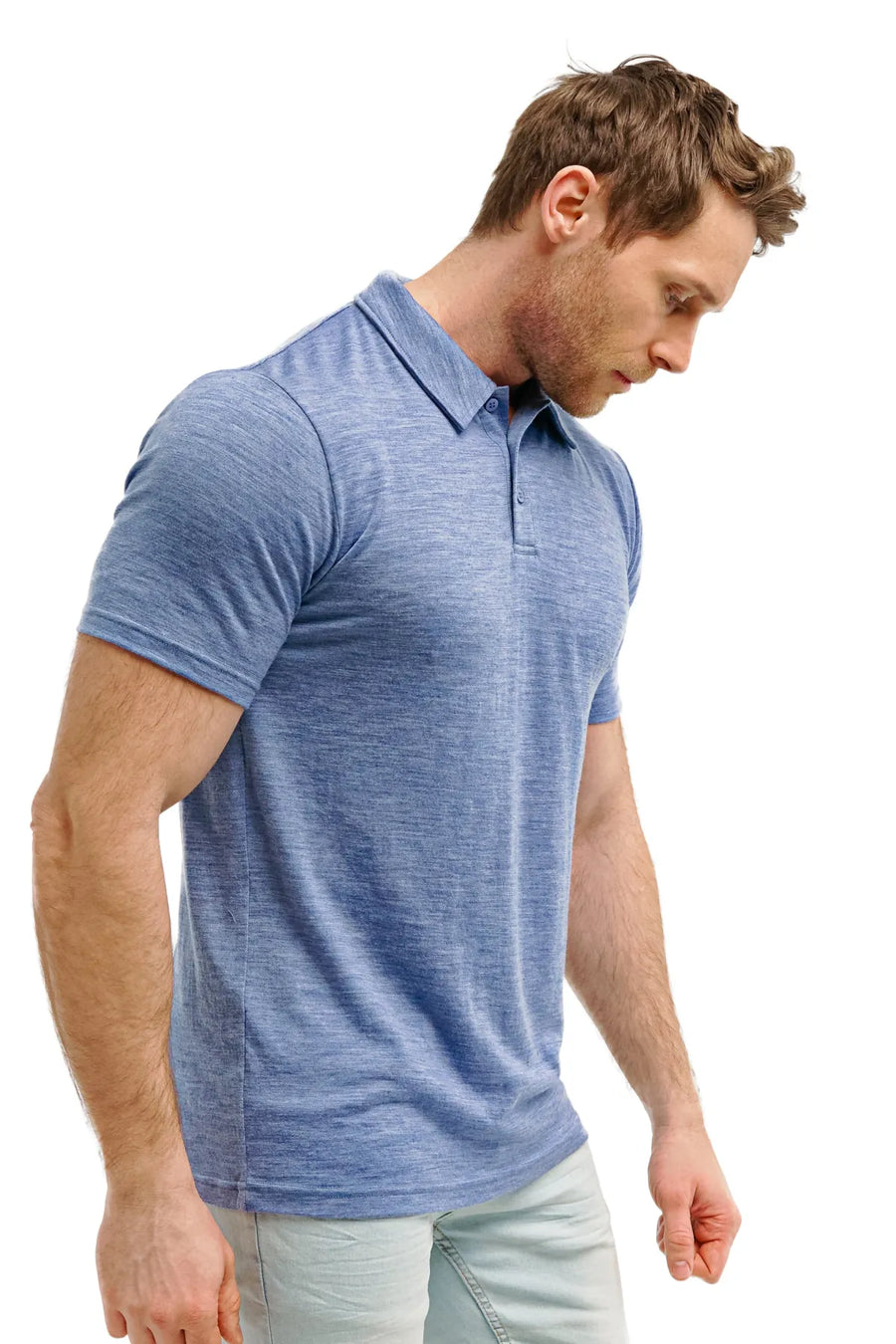Men's Merino Polo 180 Deep Blue