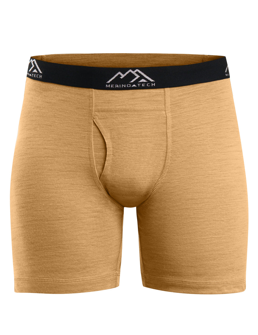 Men's Merino Boxers 190 Brief Camel (1 Pack)