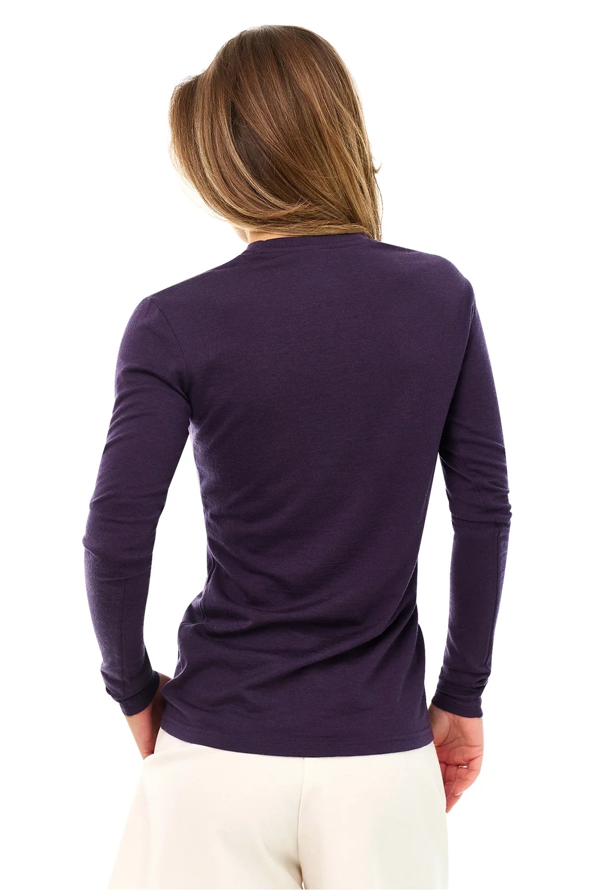 Women's Merino Long Sleeve 190 Dark Purple