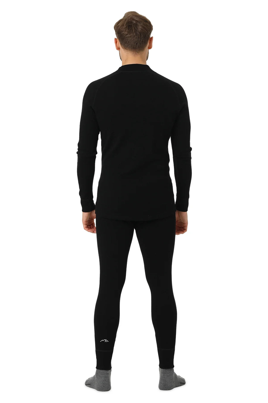 Men's Merino Thermal Set Zip 250 Black