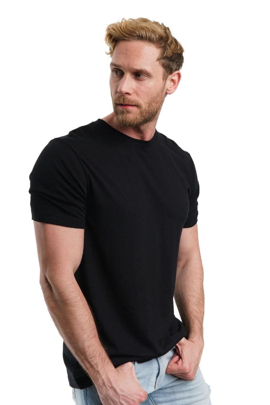 Men's Merino T-shirt 180 Black Ink (+socks)