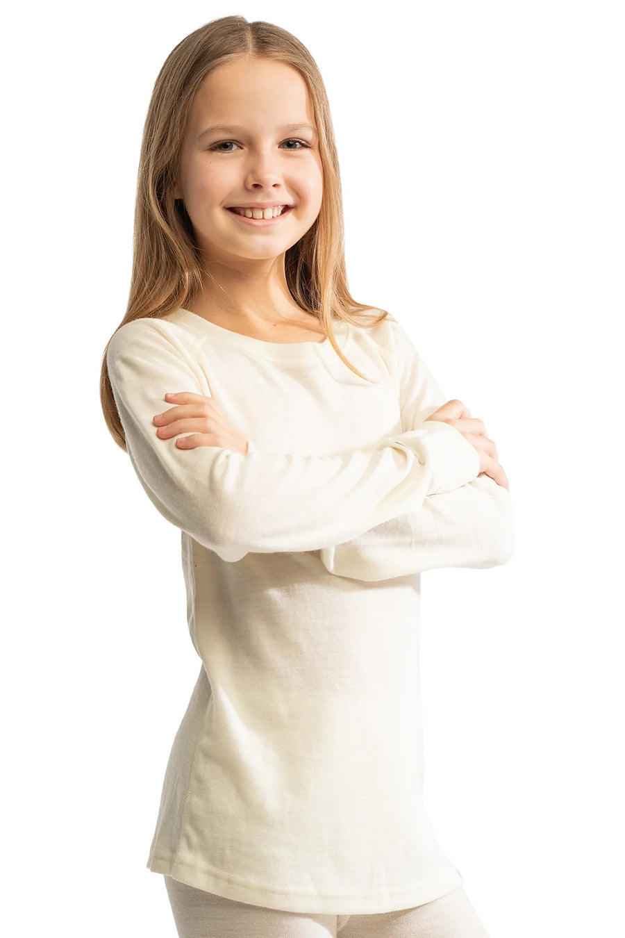 Kids' Merino Wool Long Sleeve 250 Natural Merinos