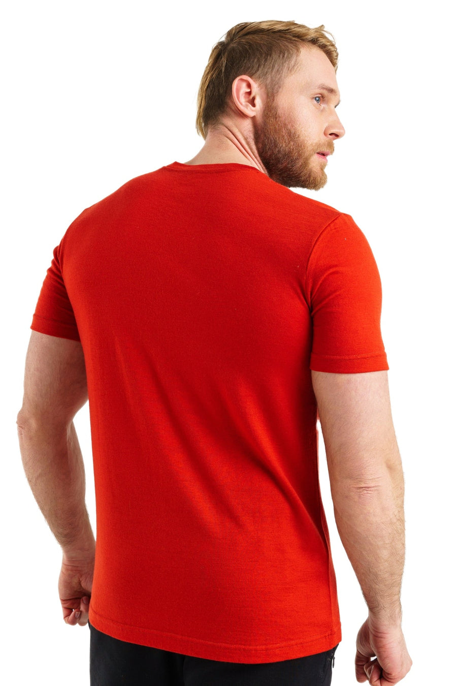 Men's Merino T-shirt 180 Red (+socks)