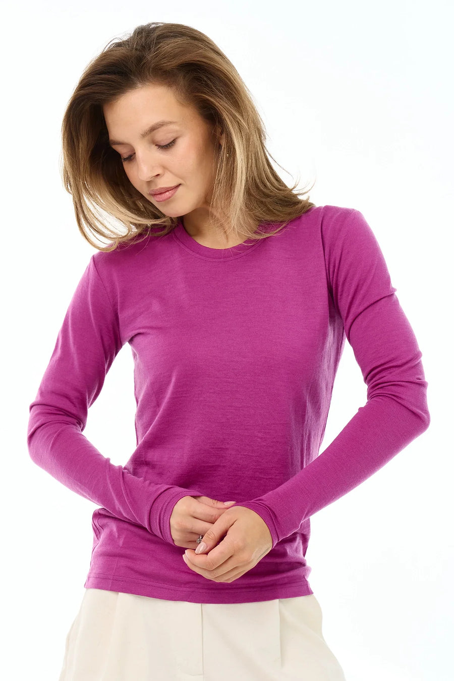 Women's Merino Long Sleeve 190 Violet