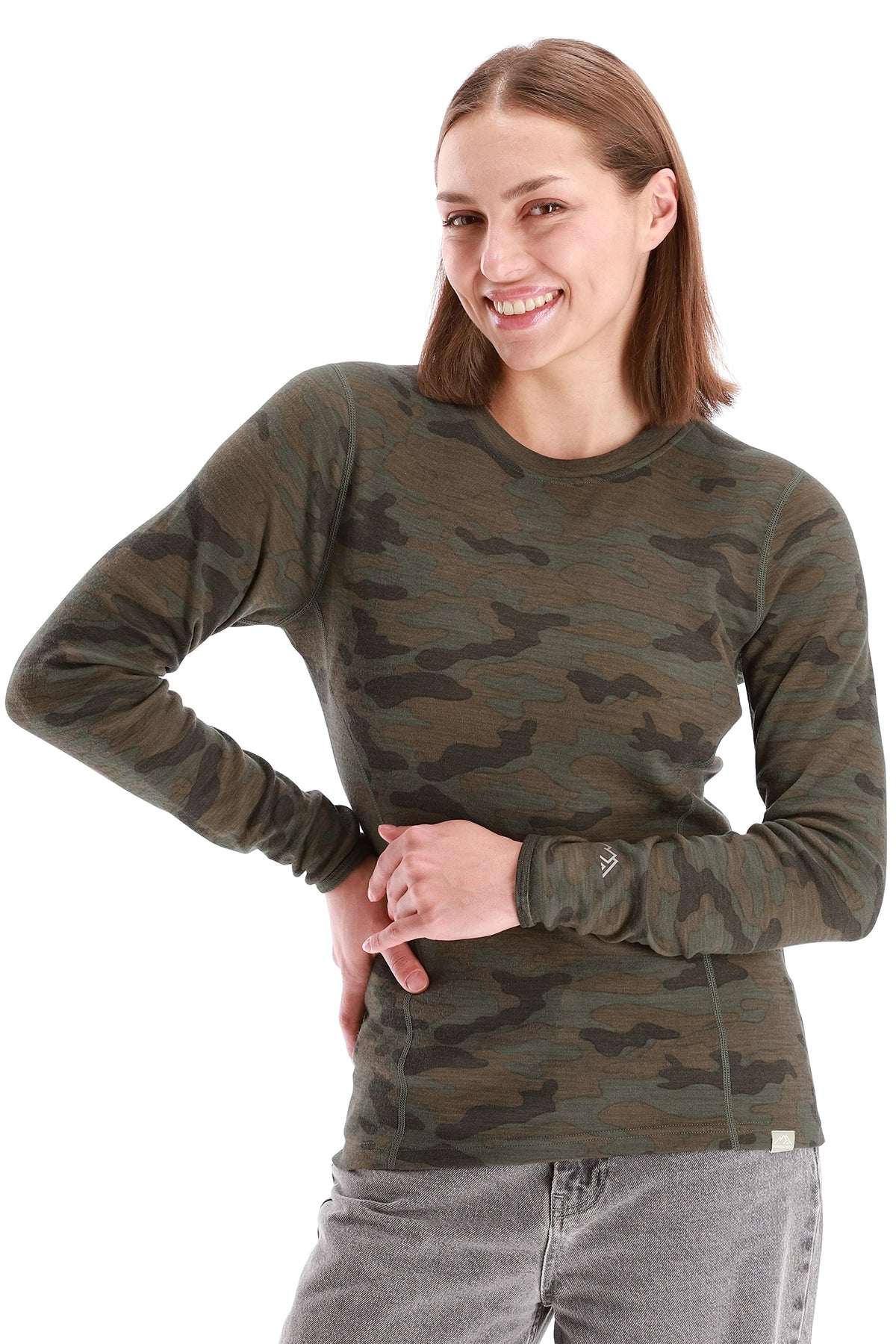 Women's Merino Long Sleeve 250 Camo