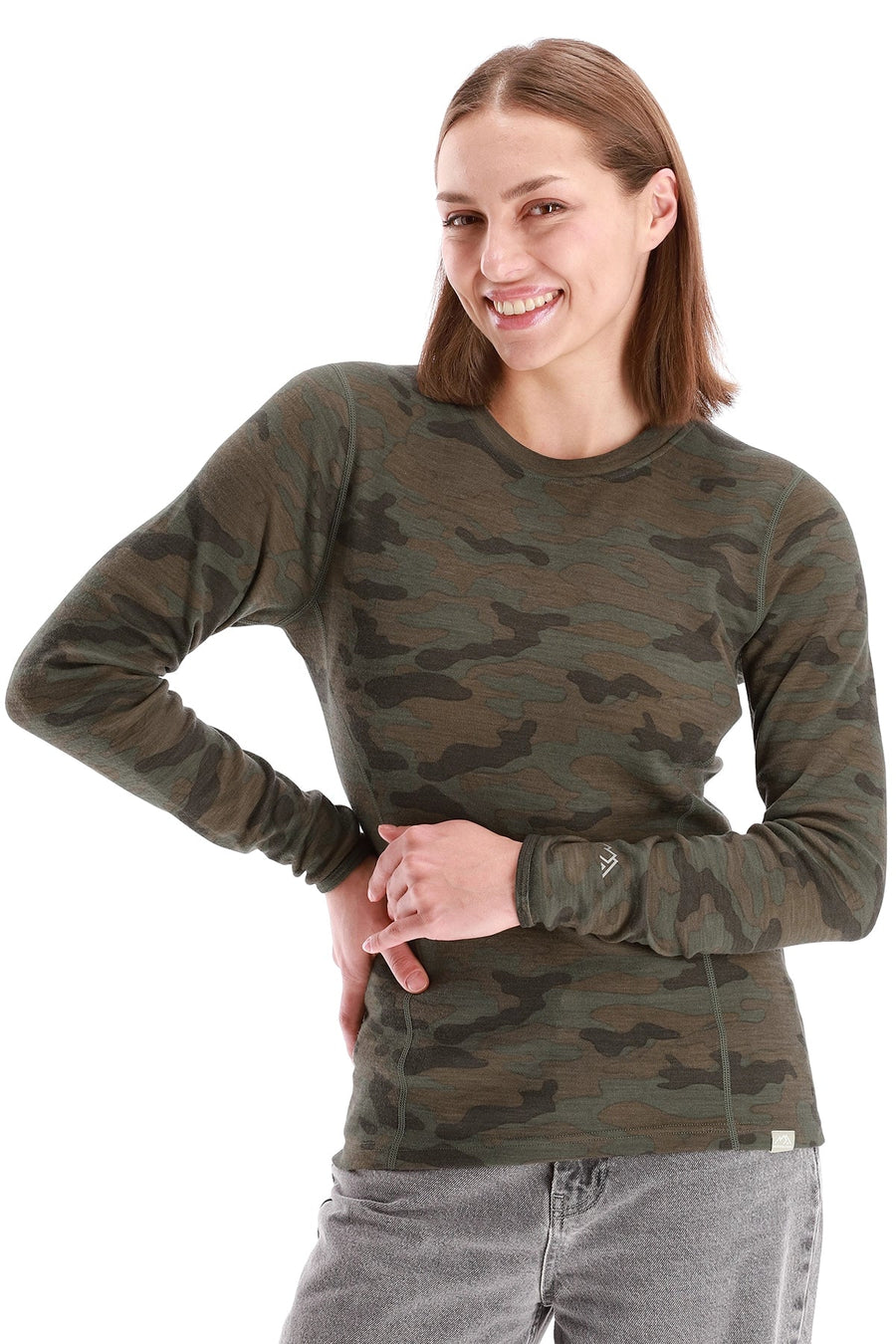 Women's Merino Long Sleeve 250 Camo