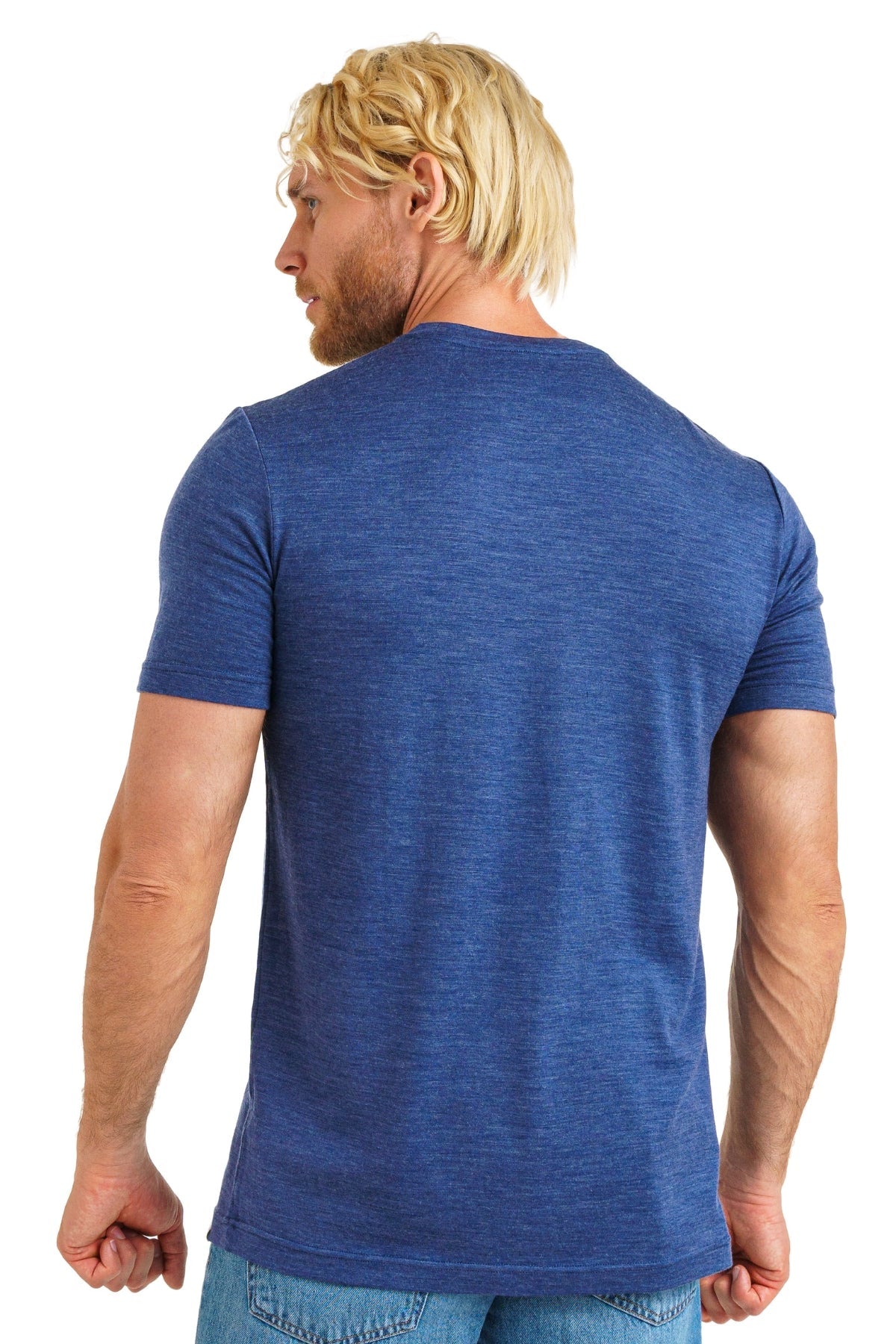 Men's Merino T-shirt 180 Chicago Blues Melange (+socks)