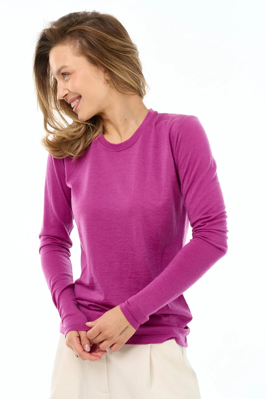 Women's Merino Long Sleeve 190 Violet