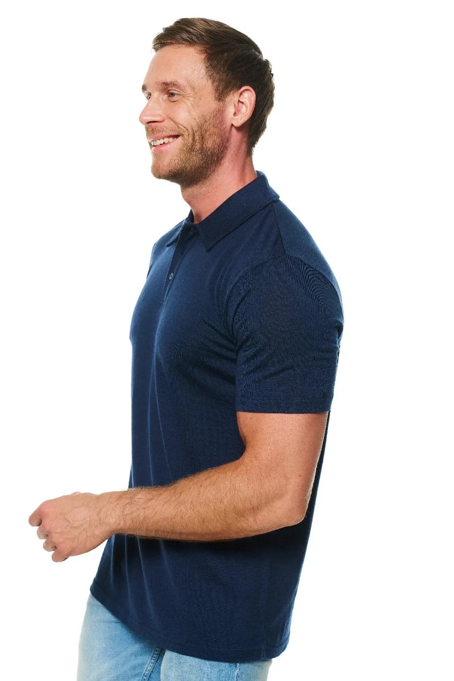 Men's Merino Polo 180 Midnight Navy