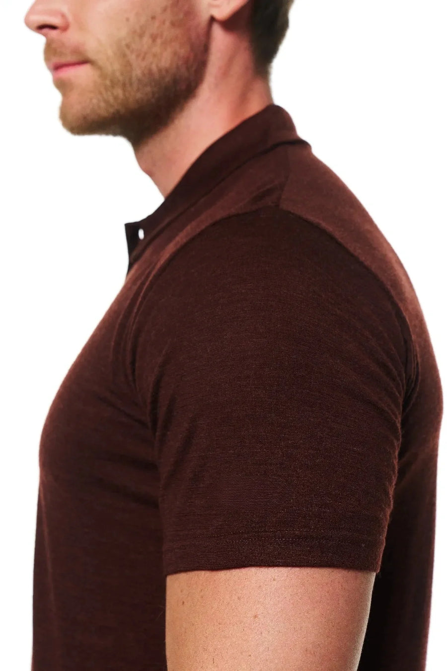Men's Merino Polo 180 Bordo