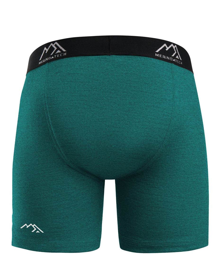 Men's Merino Boxers 190 Brief Forest Green (1 Pack)