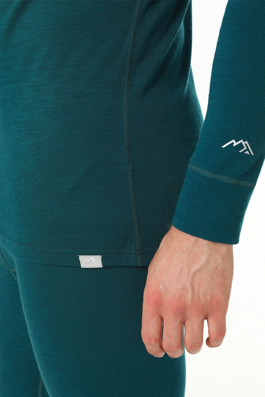 Men's Merino Thermal Set Zip 250 Deep Teal