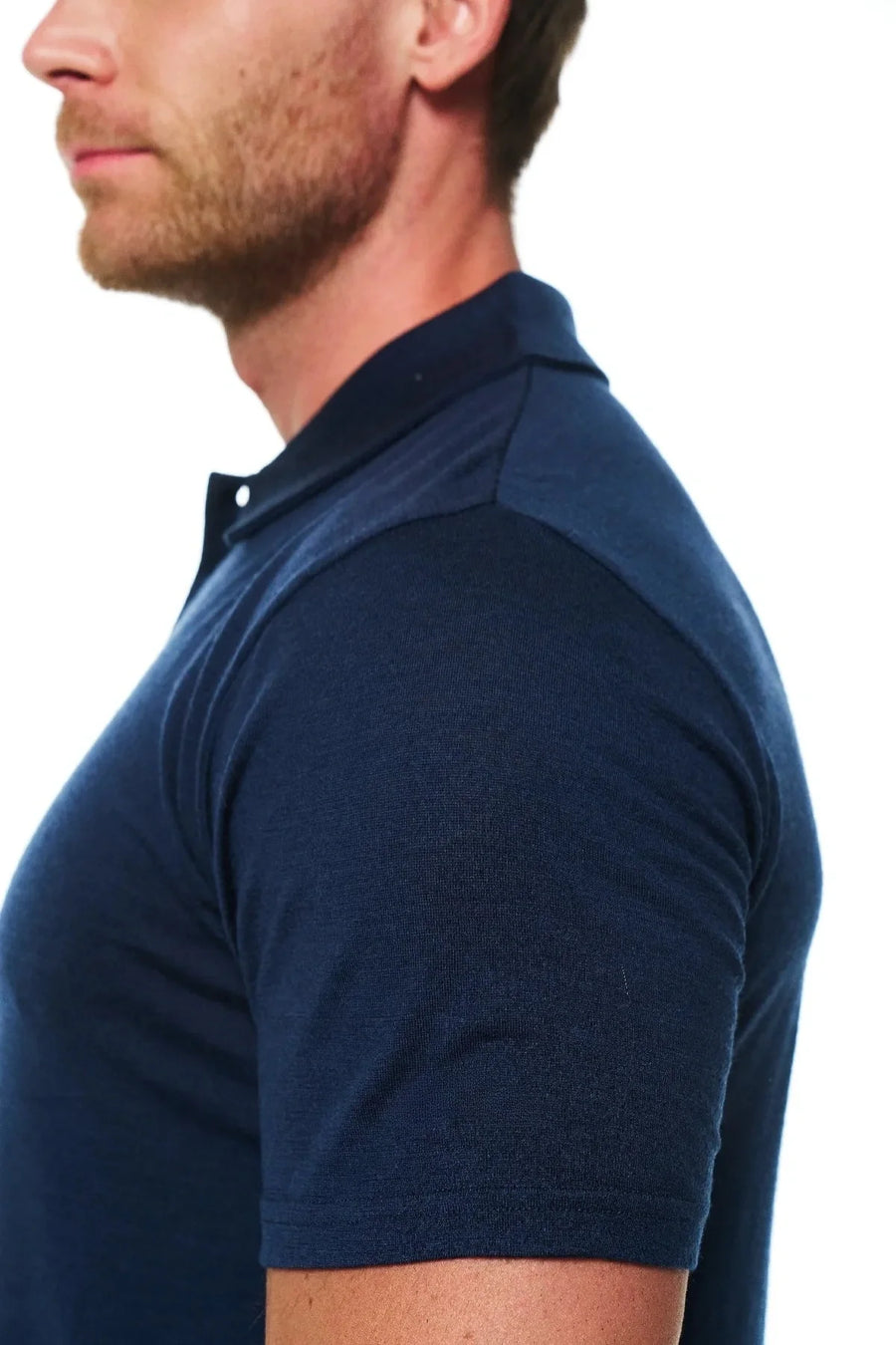 Men's Merino Polo 180 Midnight Navy