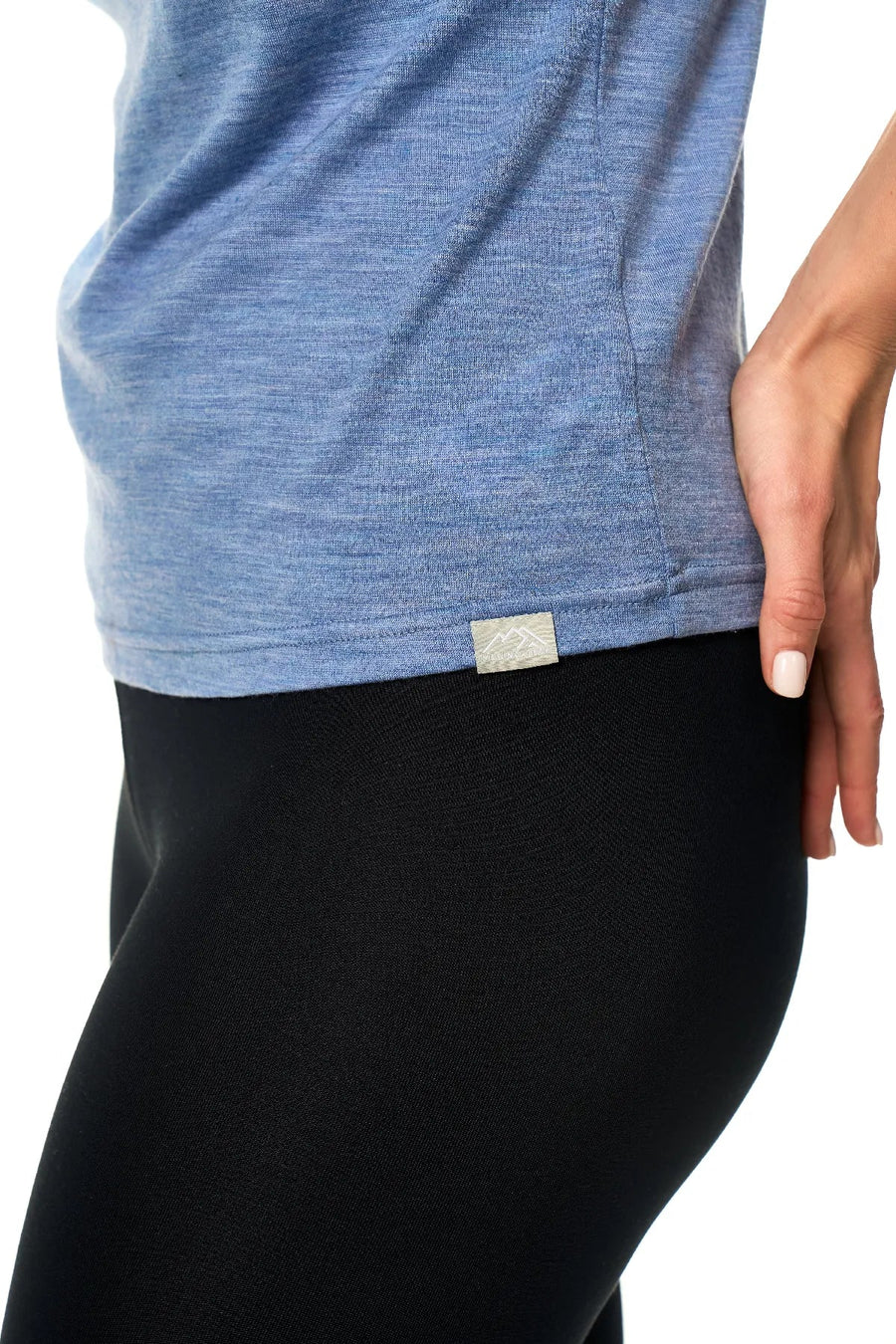 Women's Merino T-shirt 180 Dark Blue | Crewneck