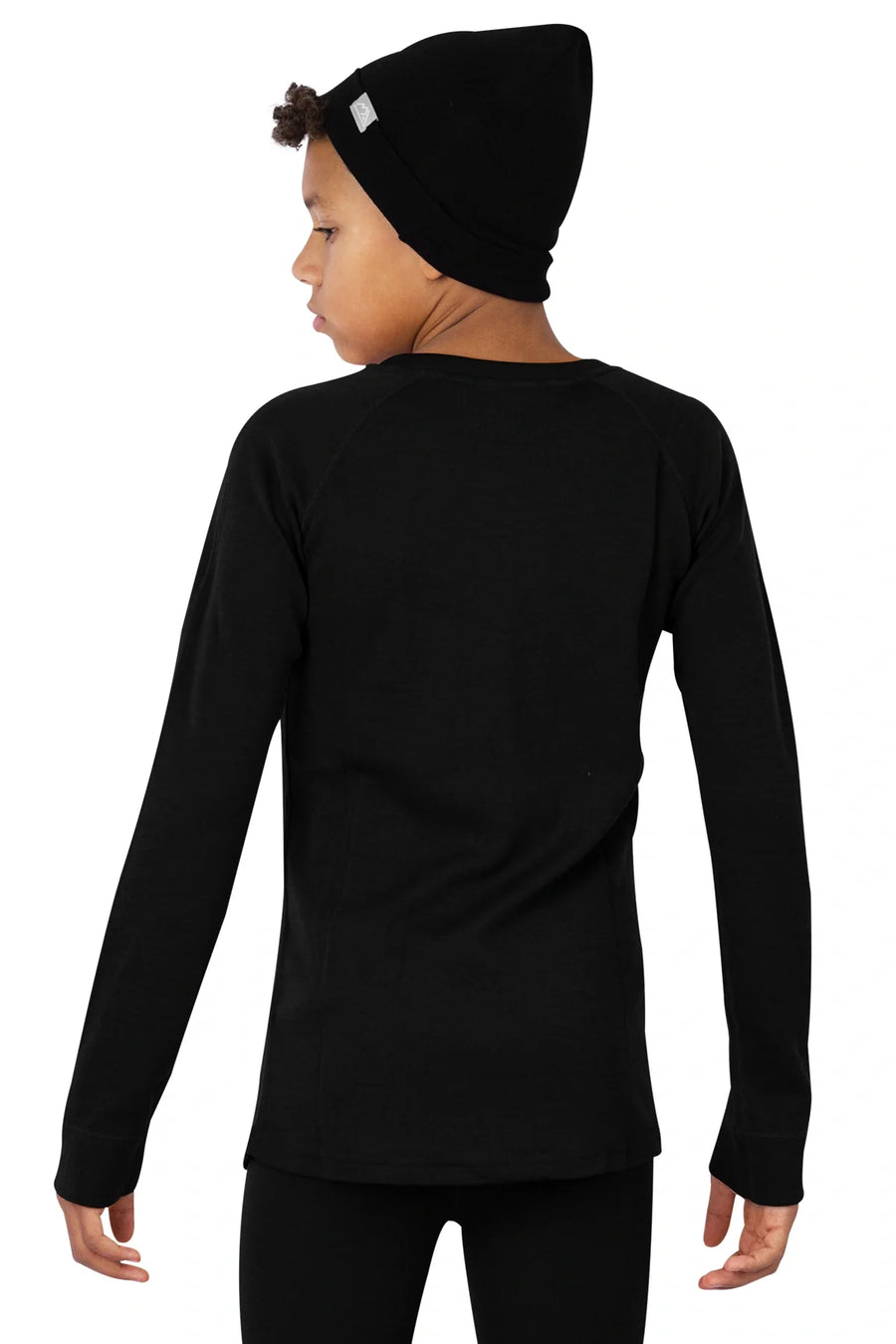 Kids' Merino Wool Long Sleeve 250 Black