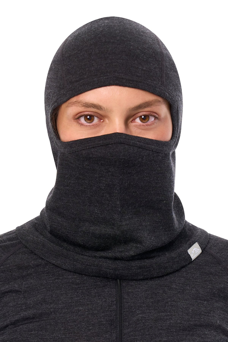 Merino Wool Balaclava Charcoal Grey