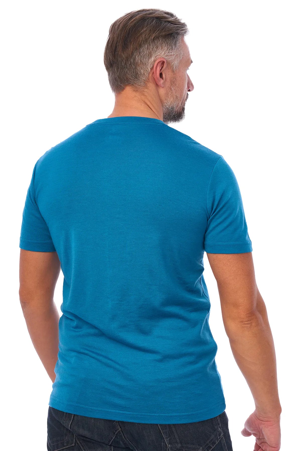 Men's Merino Sport T-shirt Maya Blue