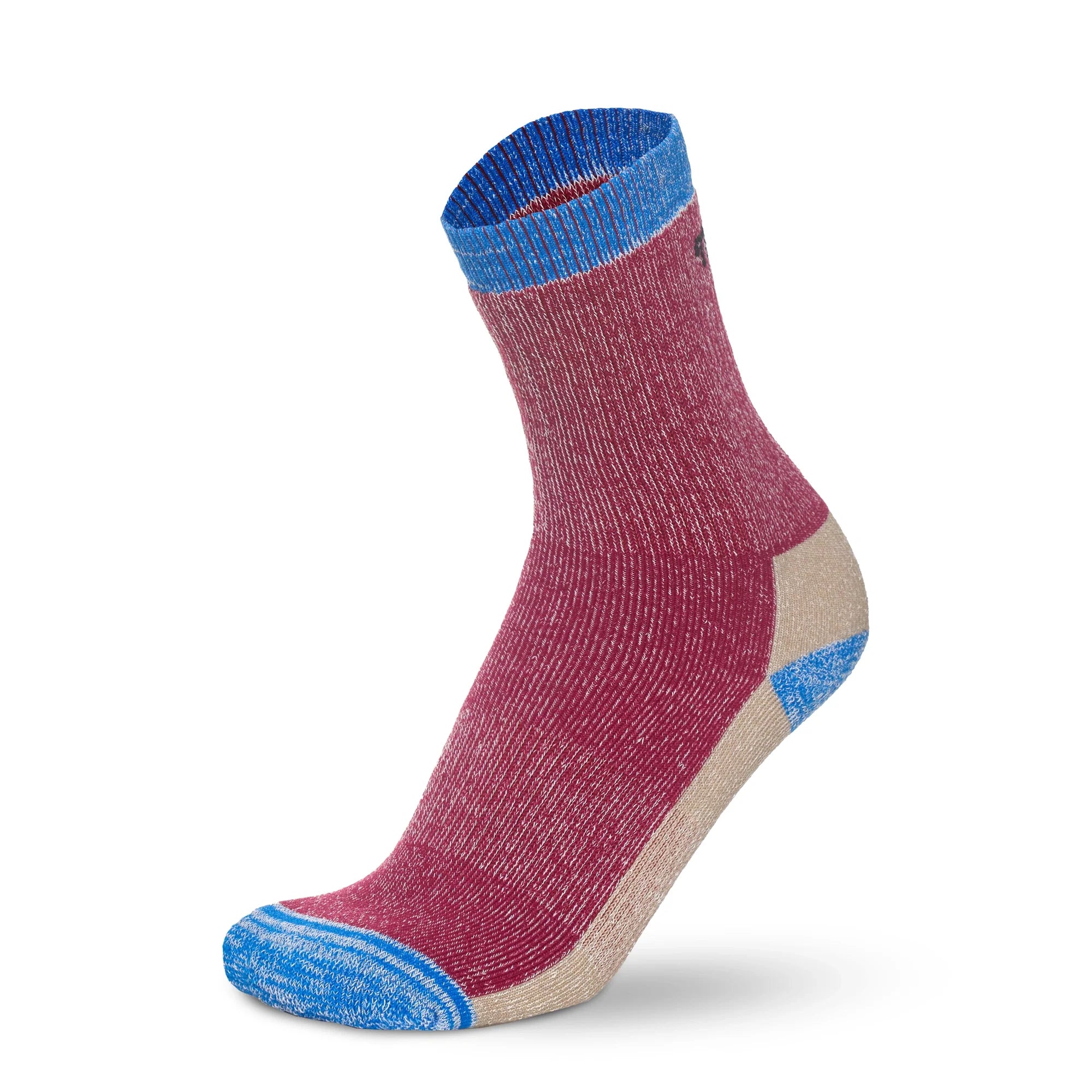 Merino Wool Running Socks - (Pack of 2) Dragonfruit Purple