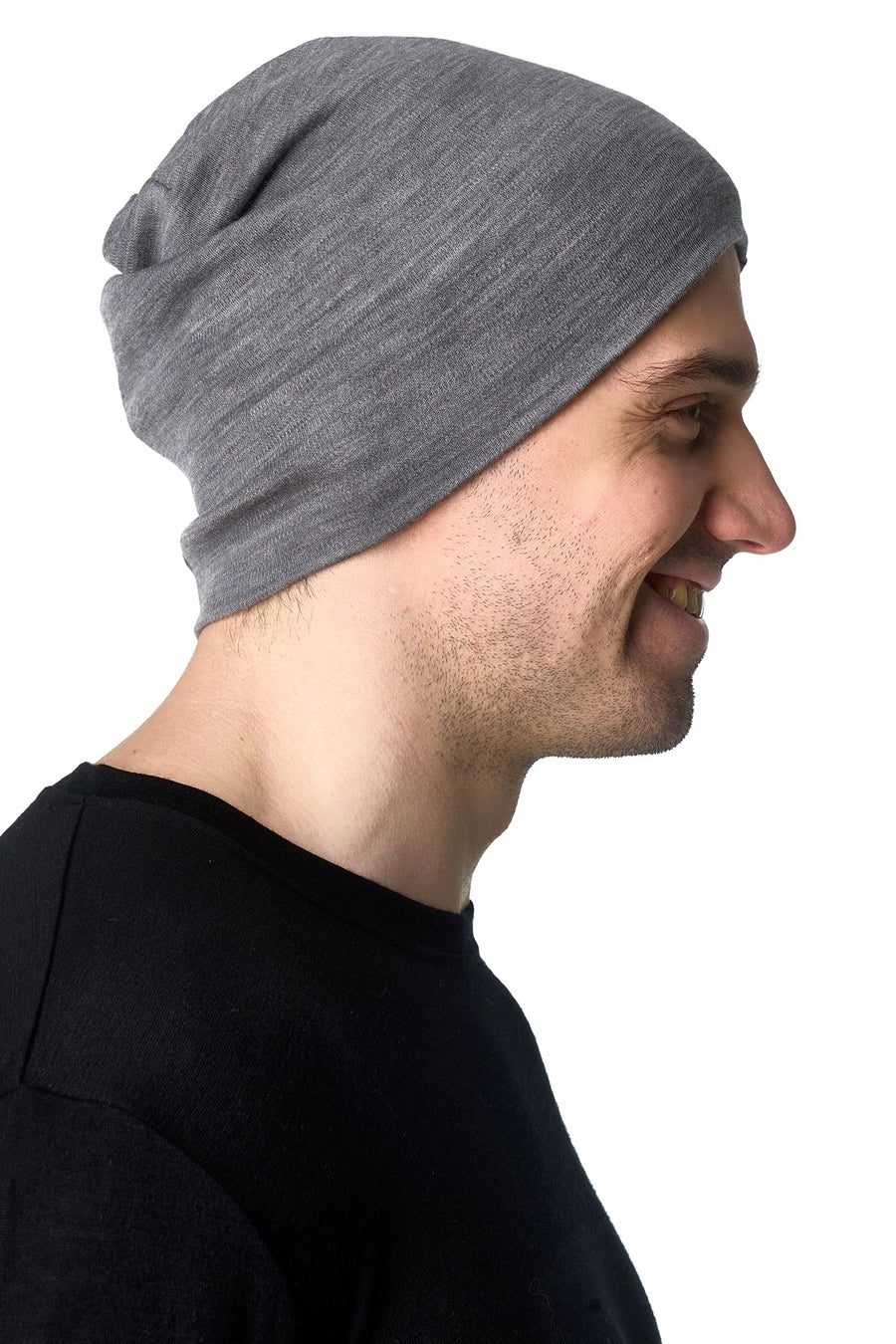 Adult Beanie Grey Melange