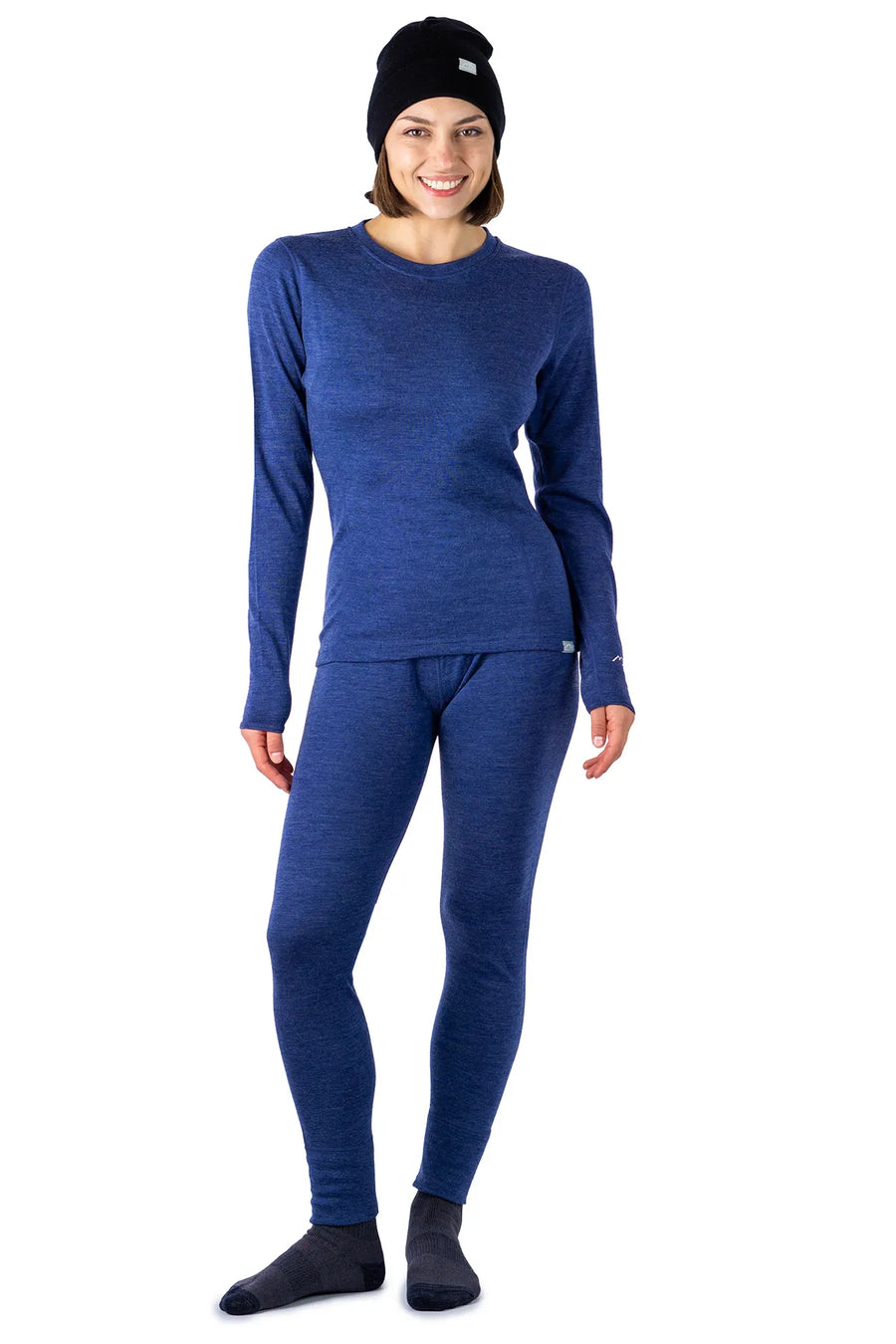 Women's Windsor Blue Set + Black Beanie