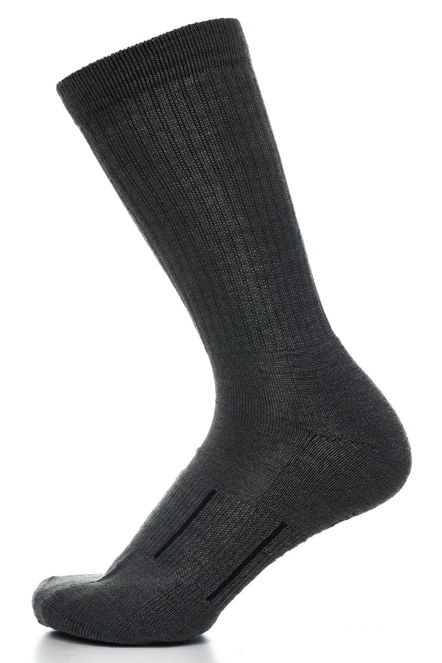 Merino Wool Hiking Socks - (Pack of 6) Steel Grey