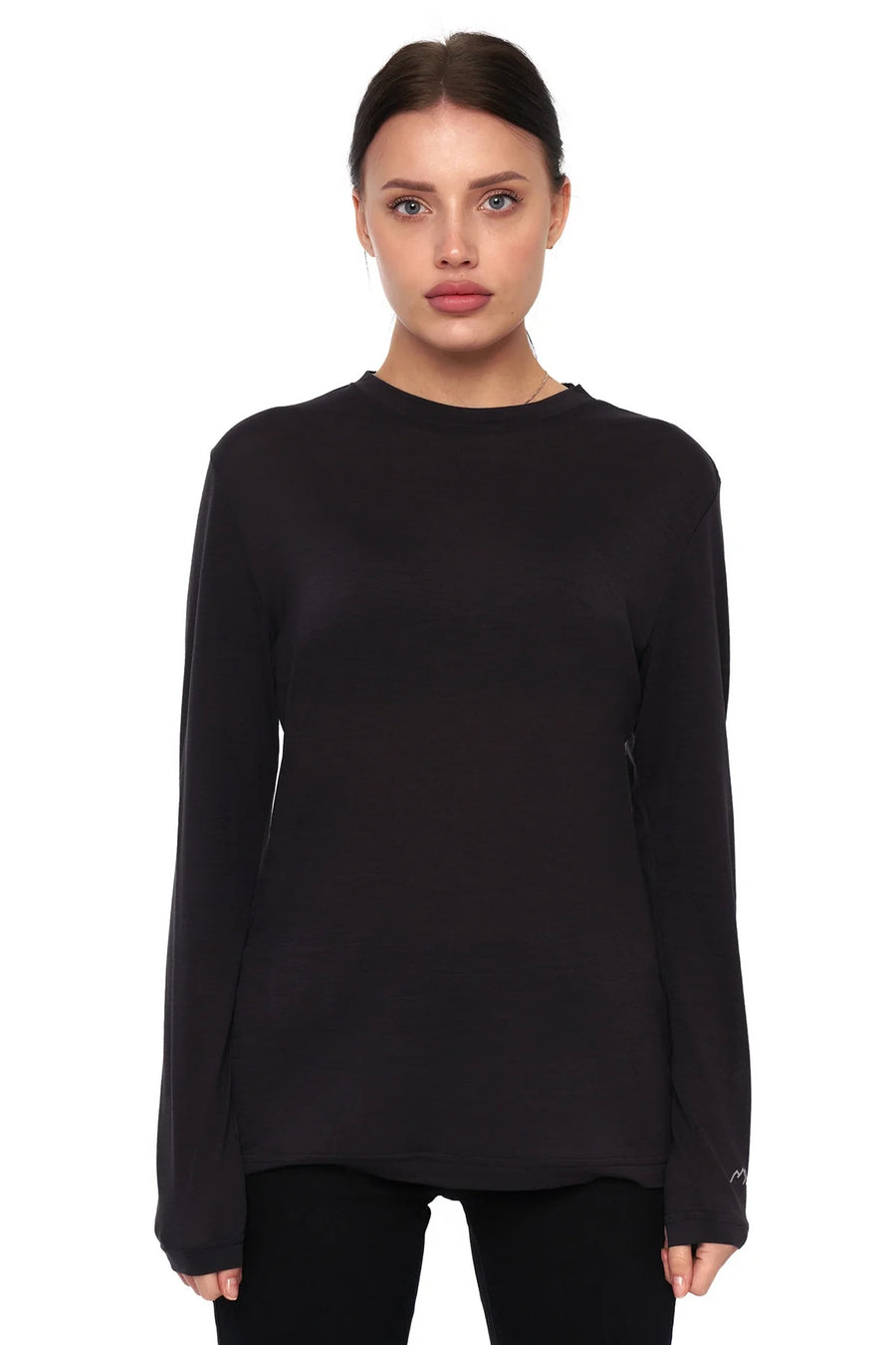Women's Merino Long Sleeve 170 Charcoal