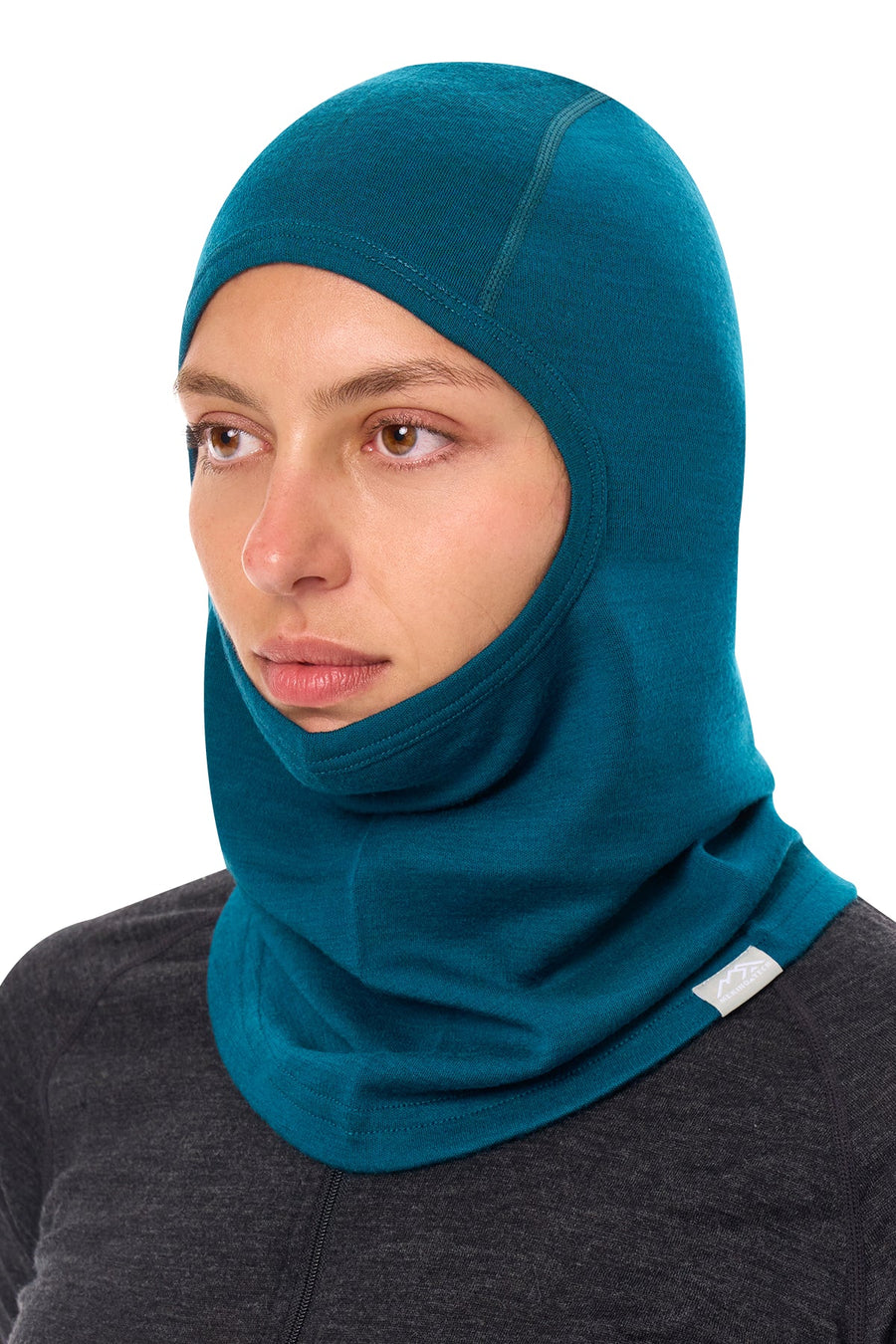 Merino Wool Balaclava Deep Teal