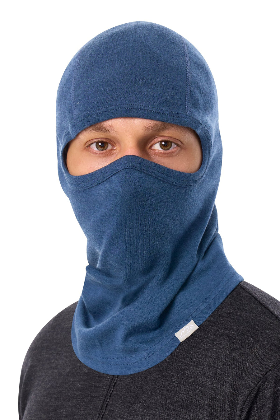 Merino Wool Balaclava Denim