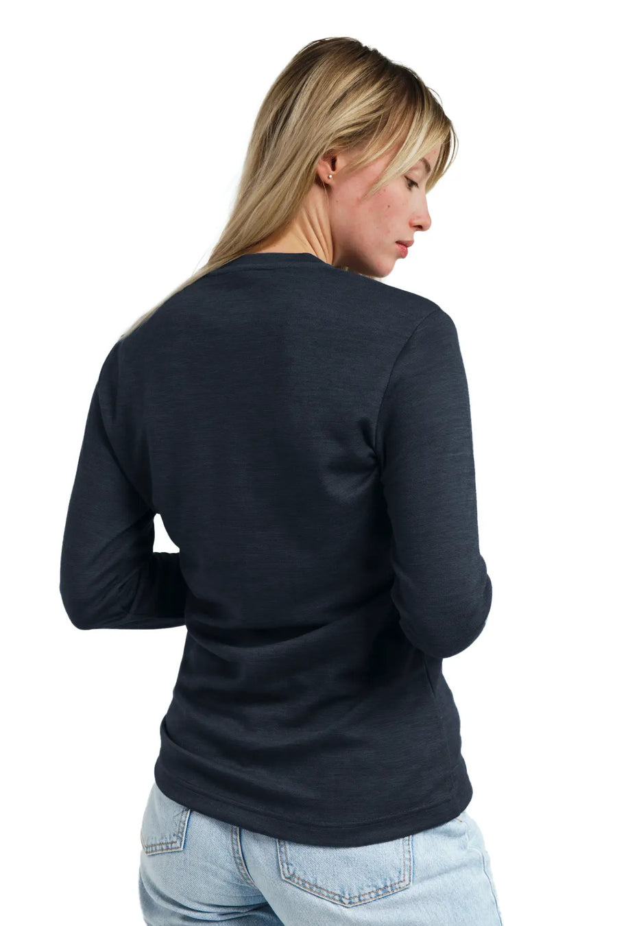Women's Merino Long Sleeve 165 Dark Grey