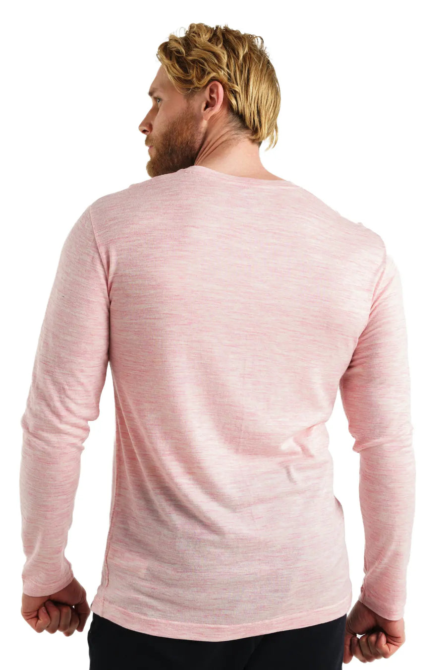 Men's Merino Long Sleeve 165 Pale Coral