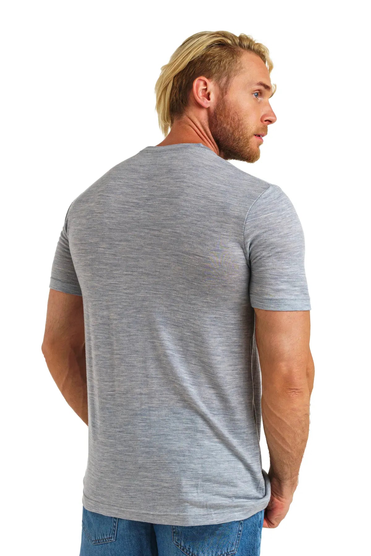 Men's Merino T-shirt 180 Heather Grey
