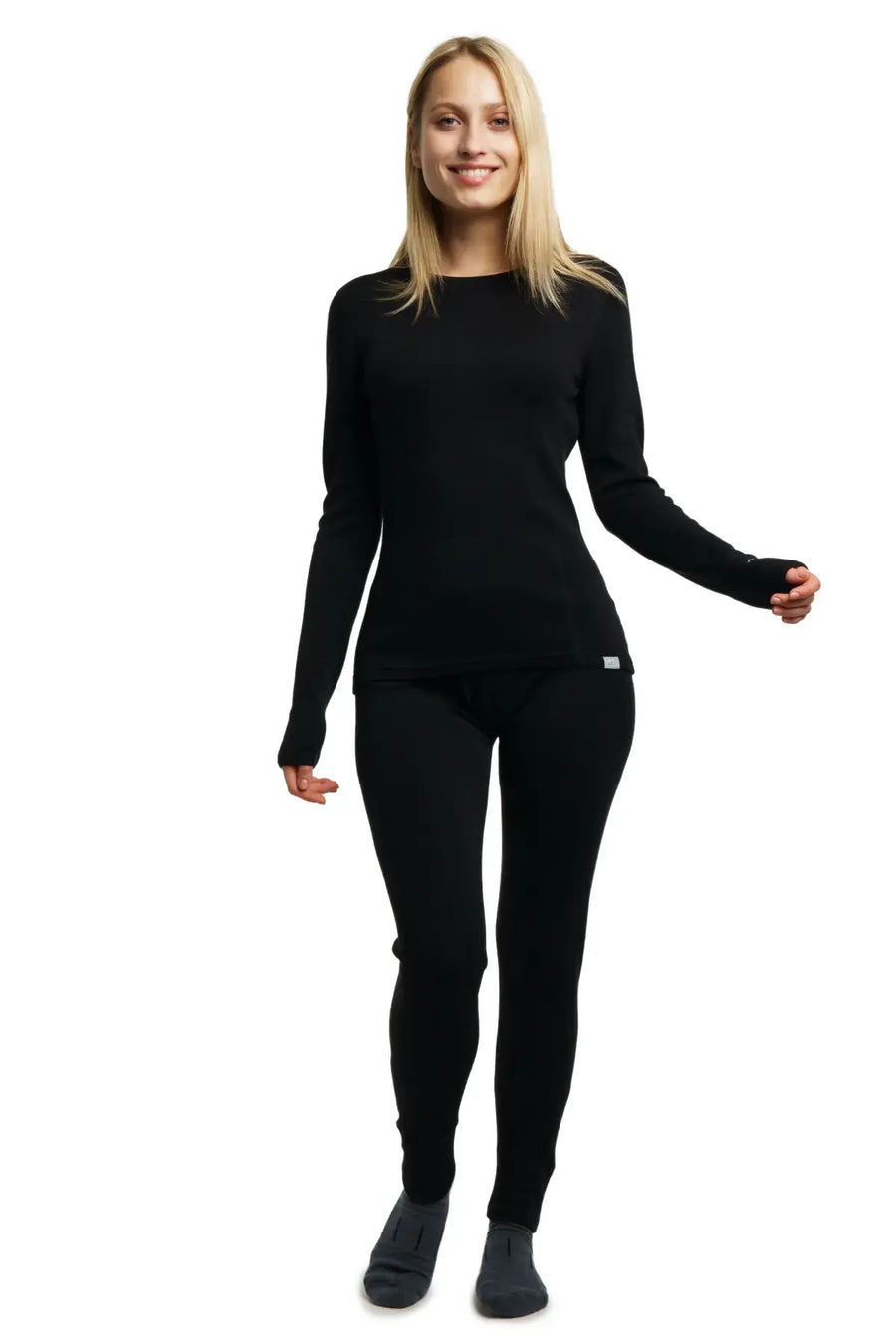 Women's Merino Thermal Set 320 Black