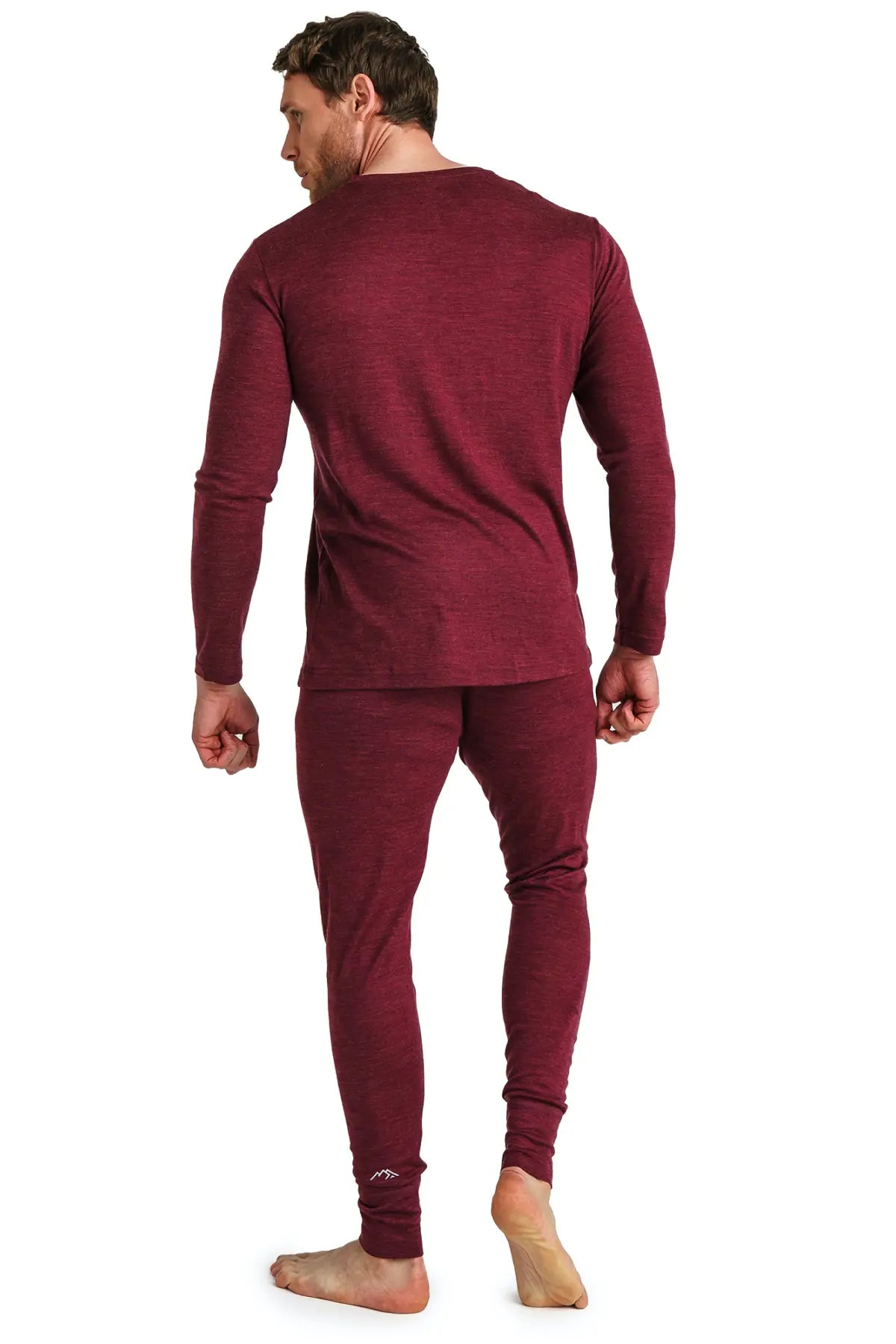 Men's Merino Thermal Set 165 Burgundy