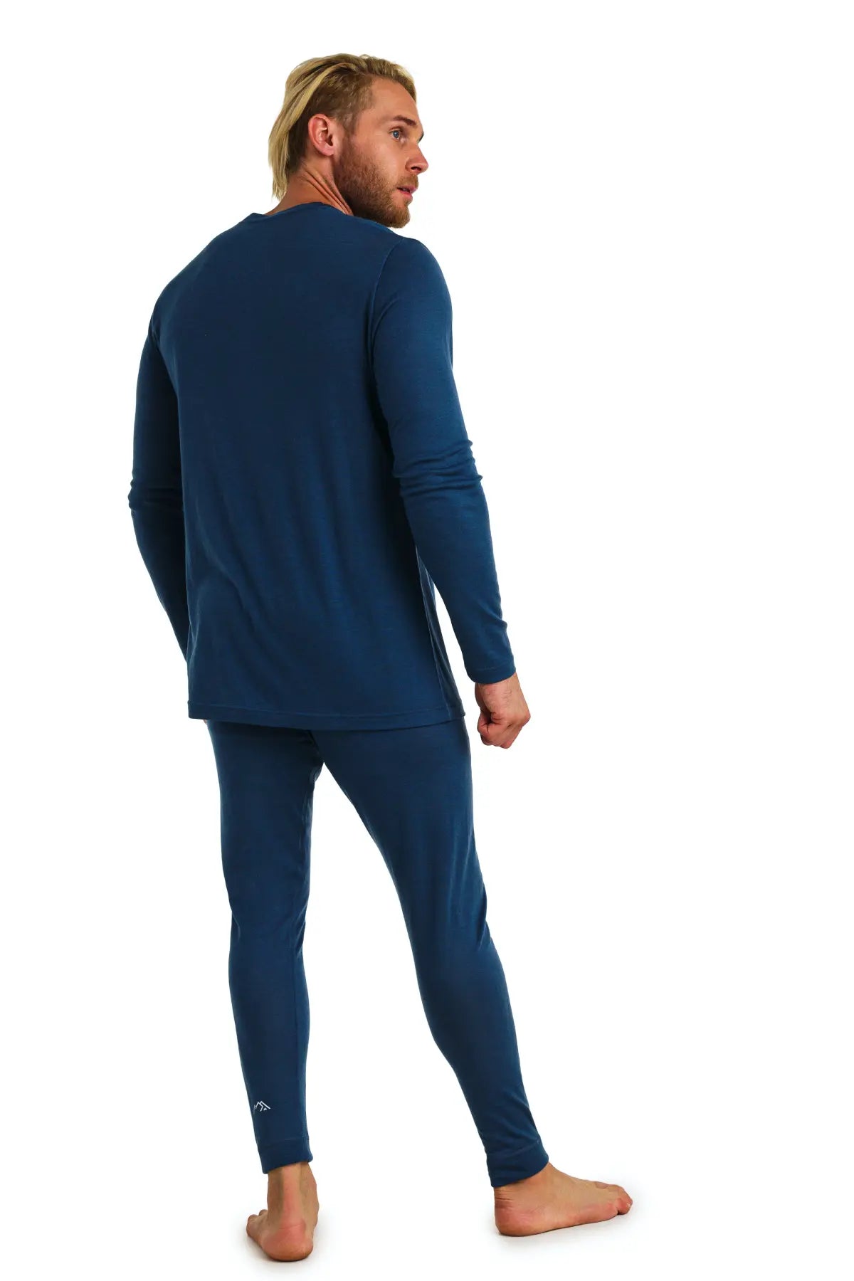 Men's Merino Thermal Set 165 Denim Blue