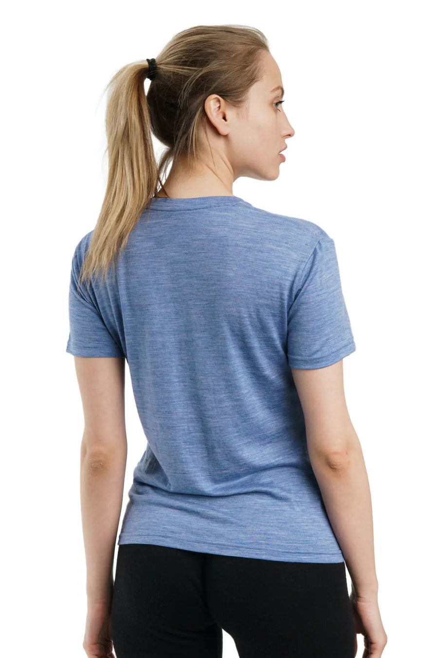 Women's Merino T-shirt 180 Dark Blue | Crewneck