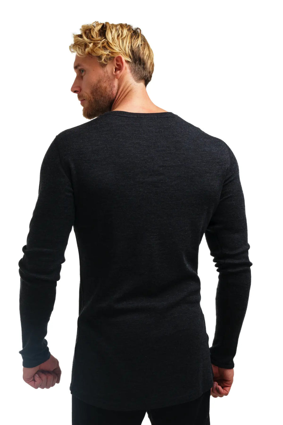 Men's Merino Long Sleeve 250 Charcoal Gray