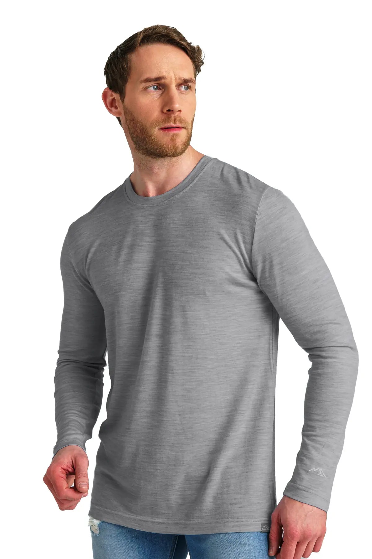 Men's Merino Long Sleeve 165 Heathered Grey