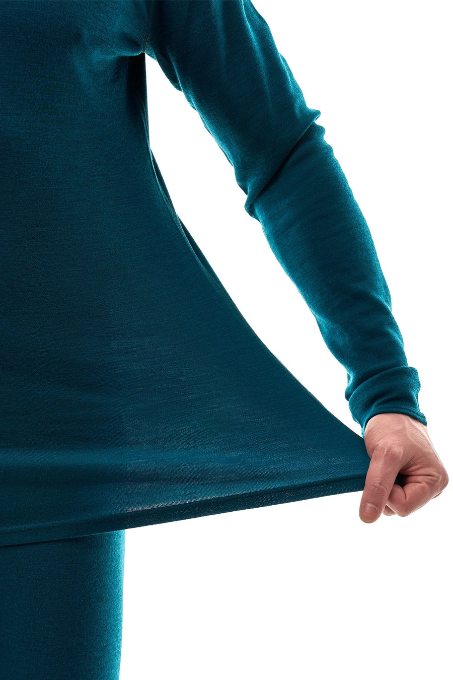 Men's Merino Turtleneck Long Sleeve 260 Deep Teal | High Neck